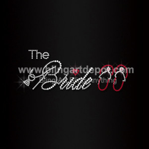 The Bride Rhinestone Heat Transfer The Bride Rhinestone Heat Transfer